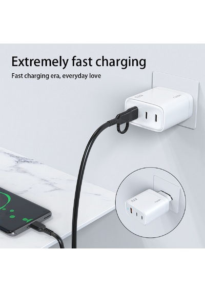 HEPU HP-C32 67W USB-C GaN Güç Adaptörü –Type-C Kablo Dahildir