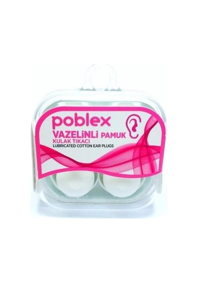Poblex Antialerjik Silikon 2'li Kulak Tıkacı