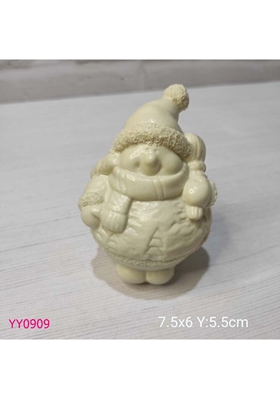 Yy0909 Atkı Ve Bereli Kardan Adam Silikon Kalıp