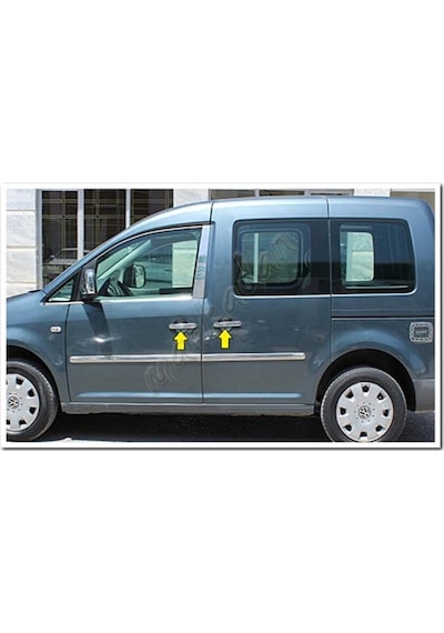 Db Chrome Vw Caddy Kapı Kolu Nikelajı 2004-2014 4 Kapı P.Çelik