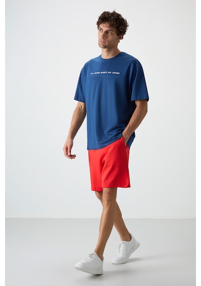 Air Jones Tommy Life Parlament Pamuklu Kalın Yüzeyi Dokulu Oversize Fit Baskılı Erkek T-shirt - 88371 Parlament Air Jones Tommy Life Parlament Pamuklu Kalın Yüzeyi Dokulu Oversize Fit Baskılı Erkek T-shirt - 88371 Parlament