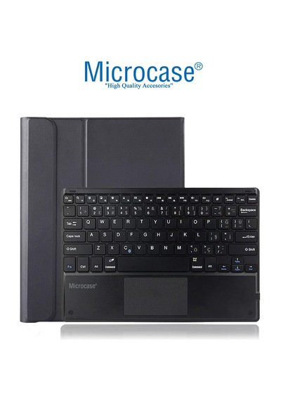 Microcase Honor Pad X8b 11'' İnch Tablet İçin Bluetooth Touchpad Klavye + Standlı Kılıf - Bkk5 Klavyeli Kılıf