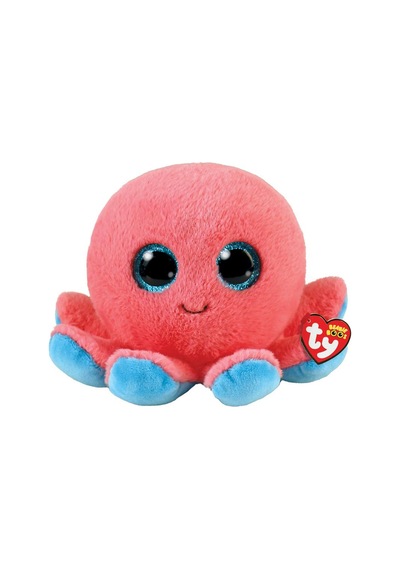 Ty Beanie Boos Peluş Pembe Ahtapot Sheldon 15 Cm