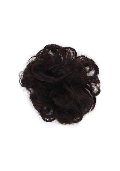 Saçlı Lastikli Topuz Toka / Koyu Kahve - Ccgx-897394 Çok Renkli