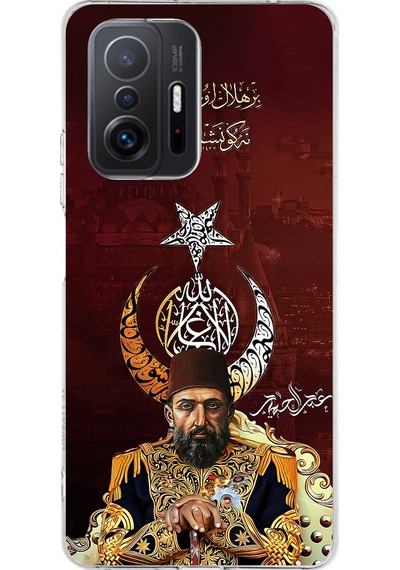 Xiaomi Mi 11t - 11t Pro Uyumlu Abdülhamid Han Baskılı Silikon Kılıf Renkli