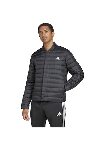 Black Adidas Erkek Günlük Mont Helionic Lite J Jj1198 Siyah