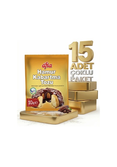 Afia Hamur Kabartma Tozu Poşet 15x10lu