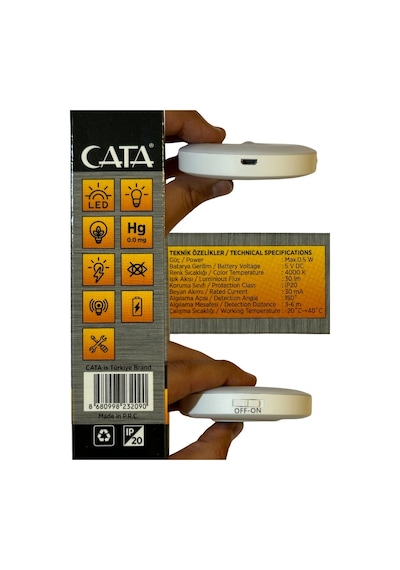 Cata Ct-5180 4000k Günışığı Mıknatıslı Kabin Led Aydınlatma 2 Adet