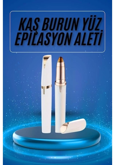 Mey İthalat Kaş Bıyık Epilasyon Aleti İnce Uçlu Yüz Için Tüy Alıcı Pilli