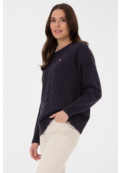U.S. Polo Assn. U.s. Polo Assn. Kadın Açık Lacivert Kazak /triko 50314758-vr059
