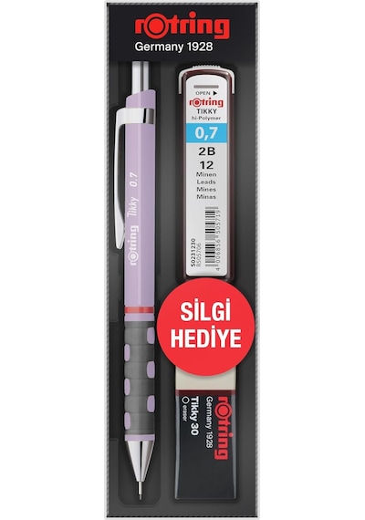 Rotring Tikky 0.7 MM 3'lü Okul Seti Lila