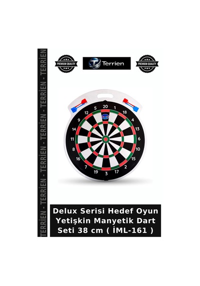 Delux Serisi Hedef Oyun Yetişkin Manyetik Dart Seti 38 Cm İml-161