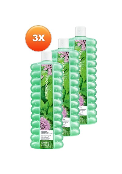Avon Senses Water Mint Nane Ve Salatalık Kokulu Banyo Köpüğü 3 x 1 L