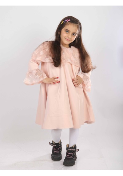 Xo Kids Kız Çocuk Elbise 6-10 Yaş 1620 Pembe