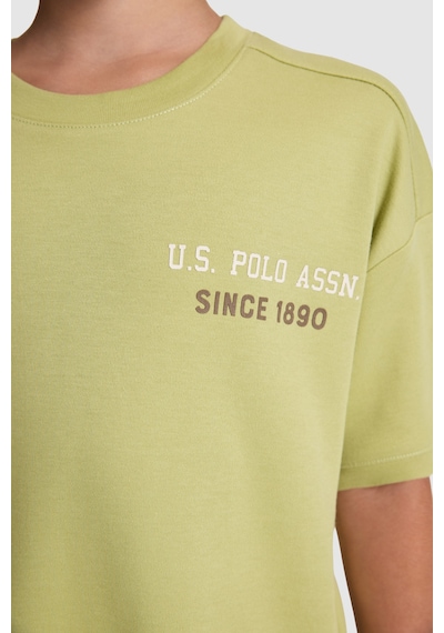 U.S. Polo Assn. Erkek Çocuk Çağla Tişört 50327030-vr016 Cagla