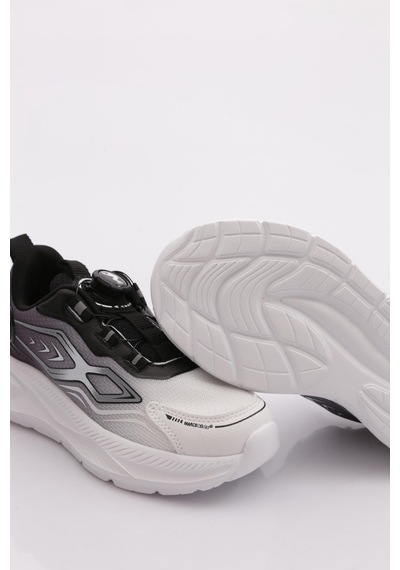 Marco Kids 05-26y512 Çocuk Filet Spor Ayakkabı Beyaz Siyah