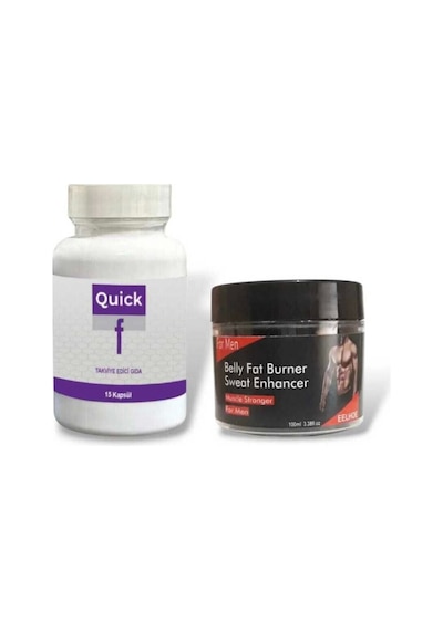 Quick F Destekleyici Ürün 15'li Fat Burner Men Vücut Krem