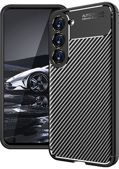 Galaxy S23 Plus Uyumlu Zore Negro Silikon Kılıf-siyah Siyah