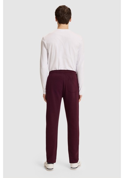 U.S. Polo Assn. Erkek Bordo Slim Fit Bağcıklı Eşofman Altı 50329409-vr180 Dark Plum