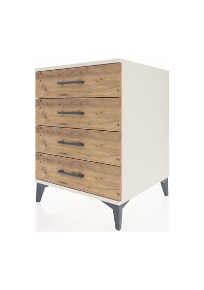 Kronos Komodin 4 Çekmeceli 60x59x80 Aytaşı-çam Aytaşı