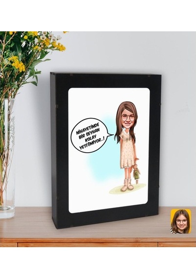 Kişiye Özel Isimli Kız Çocuk Kolay Yetişmiyor Karikatürlü Led Işı (508470767)
