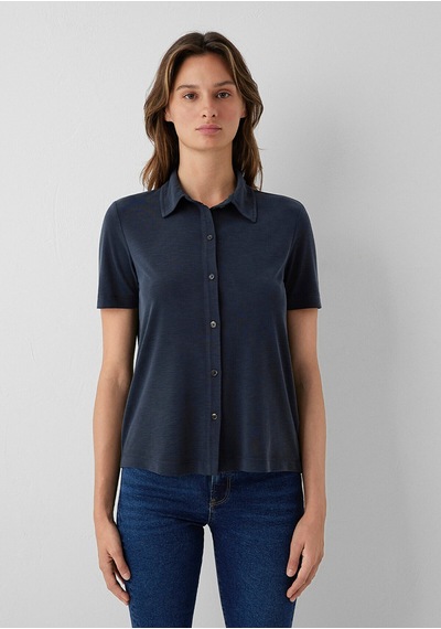 Mavi Tencel Tm Modal Karışımlı Antrasit Örme Gömlek Regular Fit / Normal Kesim 1620171-900 Siyah Mavi Tencel Tm Modal Karışımlı Antrasit Örme Gömlek Regular Fit / Normal Kesim 1620171-900 Siyah