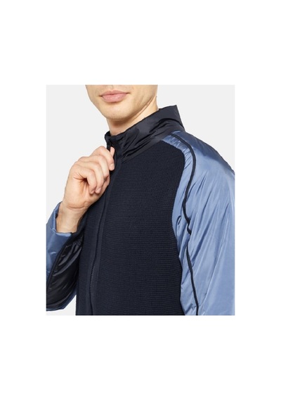 Boss Panoramica Hybrid Knit Jacket Erkek Ceket Mavi Mavi