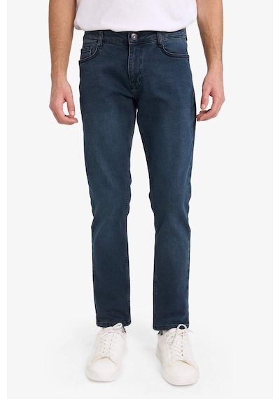 Defacto Pedro Slim Fit Dar Kalıp Normal Bel Dar Paça Jean Pantolon R8791az26spnm83 İndigo-nm83 Defacto Pedro Slim Fit Dar Kalıp Normal Bel Dar Paça Jean Pantolon R8791az26spnm83 İndigo-nm83