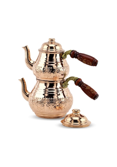 Baskı Dövme Bakır Çaydanlık 1,6 L