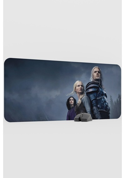 The Witcher 2 V5 90x40 Xxl Gaming Kauçuk Kaymaz Taban Mouse Pad Fare Altlığı