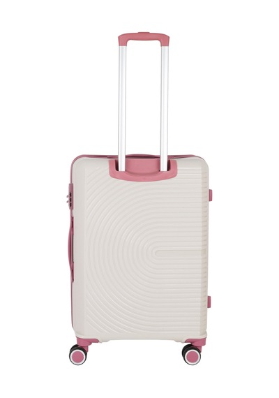 Mçs Group Mçs Polipropilen Valiz V374 65 Cm S21yy100000665 00434 Kemik/koyu Pudra Kemik - Pembe