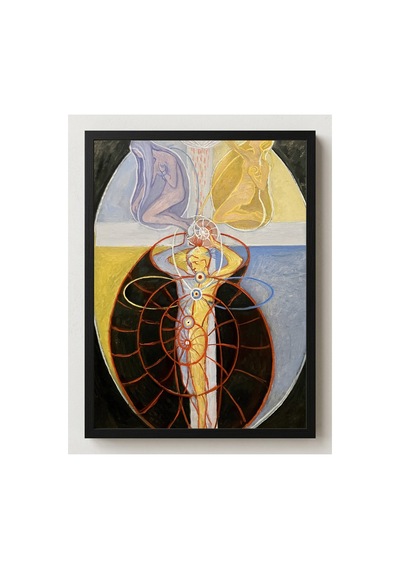 Hilma Af Klint Us Serisi No.1 Çerçevesiz Poster 30x42 Cm A3 Tablo Soyut Sanat Duvar Dekoru
