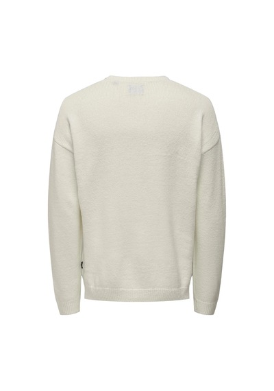 Only & Sons Erkek Rahat Kesim Kazak - 22024567 Ekru