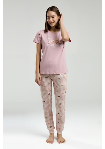 Rolypoly Kadın Pembe Pijama Takımı Rp3587-s-v1 Pembe