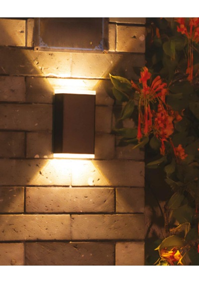 Ack Ag60-19801 Ip54 Çift Yönlü Solar Led Bahçe Duvar Apliği