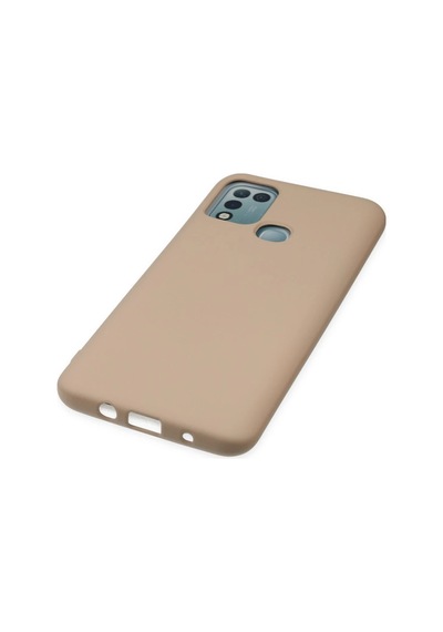 Cosmotex Newface İnfinix Hot 10 Play Kılıf Nano İçi Kadife Silikon - Pudra