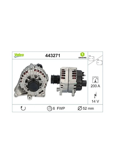 Mercedes E250 W212 Sarj Dinamosu 2013-2016 Valeo 443271