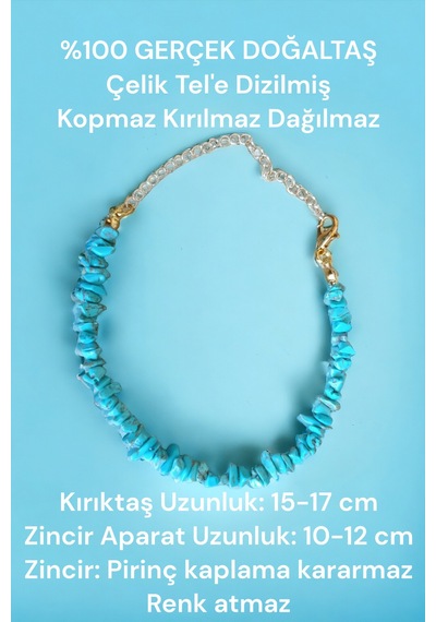Turkuaz İnce Kırıktaş Bileklik Gerçek Doğal Taş Pirinç Kaplama Uzatma Zincirli Sertifikalı Bileklik Asetat Kutu Asetat Kutu Turkuaz İnce Kırıktaş Bileklik Gerçek Doğal Taş Pirinç Kaplama Uzatma Zincirli Sertifikalı Bileklik Asetat Kutu Asetat Kutu