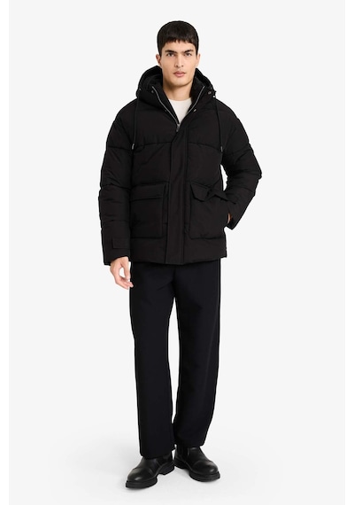 Defacto Su Geçirmez Slim Fit Mont G7526ax25wnbk27 Siyah-bk27