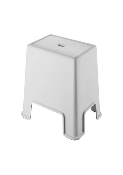 Geseus Banyo Taburesi Büyük Boy Çok Amaçlı Tabure Açık Gri-481