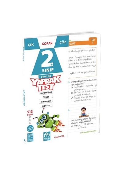 Model 2. Sınıf Bana Da Tüm Dersler Yaprak Test