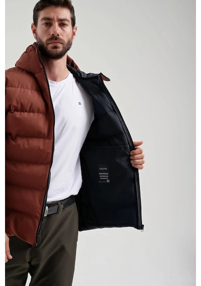 Exuma Erkek H Winter Jacket Erkek Şişme Mont 2211093 Siyah