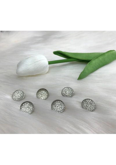 Işıltılı Düğme 24boy 15mm-10 Adet