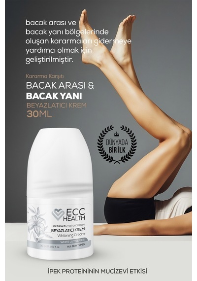 Ecc Health Bacak Arası ve Bacak Yanı Beyazlatıcı Krem 30 ML