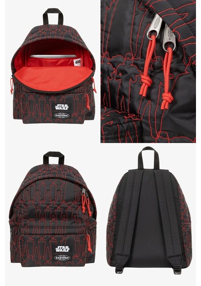 Eastpak Star Wars Special Edition Dark Side Padded Pak'r Unisex Sırt Çantası 24lt. 40x30x18cm Siyah Siyah