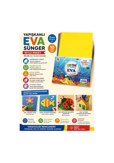 Yapışkanlı Eva 10lu 1123