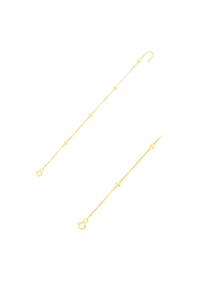 Toplu Dorika Model Gold Kaplama 925 Ayar Gümüş Bileklik 201022973