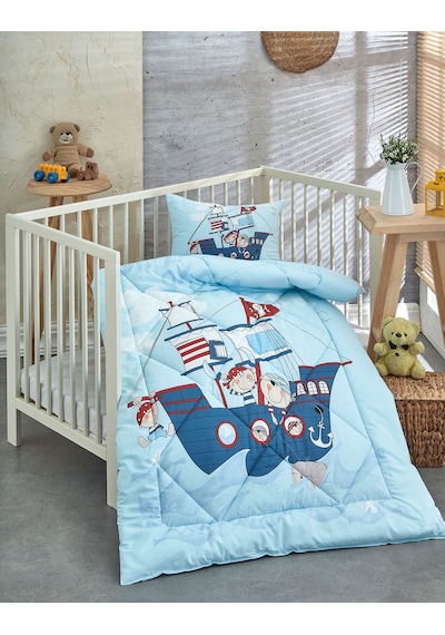 Komfort Home Ranforce Bebek Yorgan Seti Pamuk / V4
