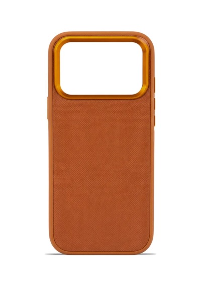 Premium Fabric Cover Apple iPhone Uyumlu 17 Pro Taba - Bronz