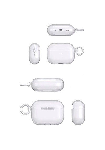 Movenchy Apple   Uyumlu  Airpods Pro 2 2.nesil Shell Kılıf - Pembe